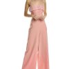 Jumpsuits-Rompers * | Women Js Collections Jamie Bow Jumpsuit Pink