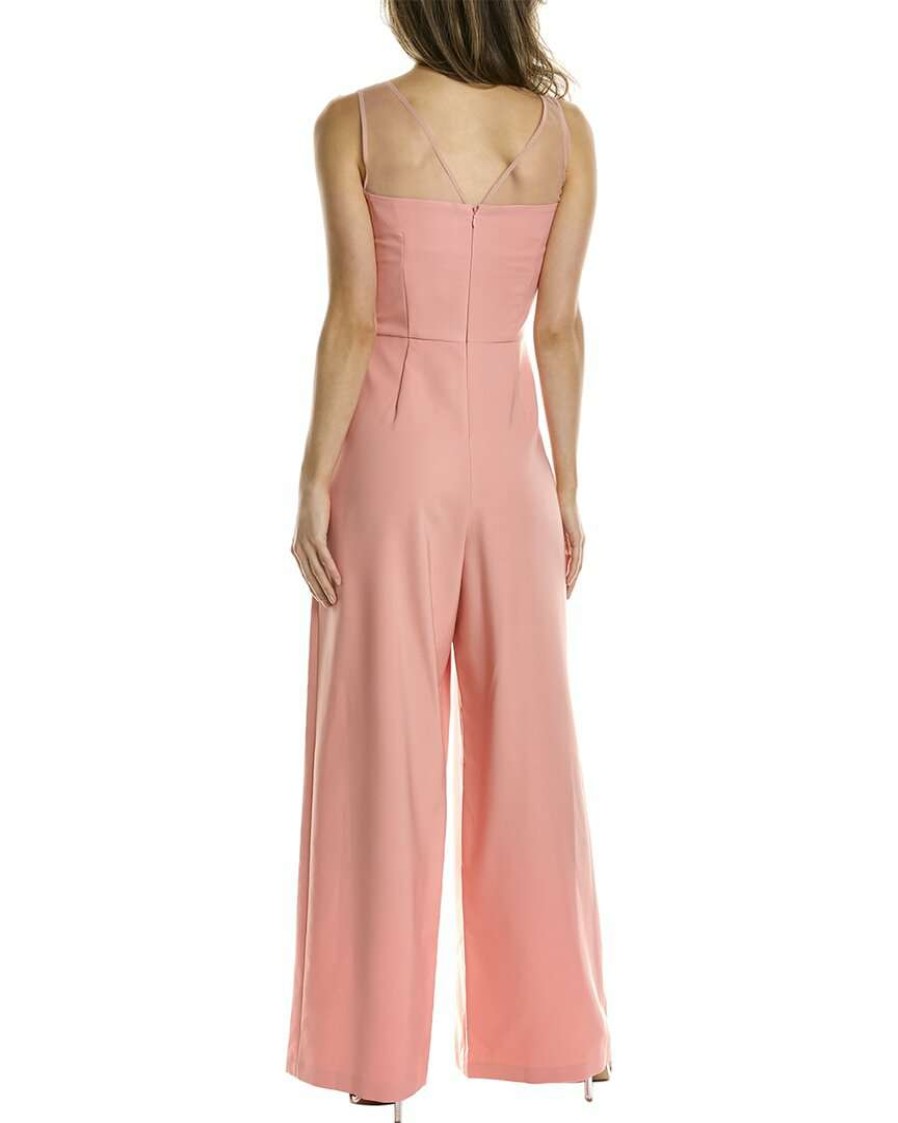 Jumpsuits-Rompers * | Women Js Collections Jamie Bow Jumpsuit Pink