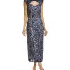 Clothing * | Women Js Collections Daniela Midi Dress Blue