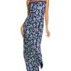 Clothing * | Women Js Collections Leighton Illusion Gown Blue