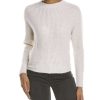 Clothing * | Women Peserico Crewneck Alpaca & Wool-Blend Sweater White