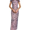 Clothing * | Women Js Collections Winnie Column Gown Blue