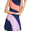 Clothing * | Hutch Womens Sleeveless Round Neck Fit & Flare Dress Colorblock Honeycomb